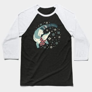 Cozy Crocodile Baseball T-Shirt